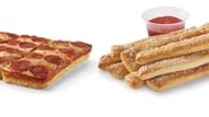 Detroit-Style Deep Dish pizza deal at $10 (Image via Little Caesars)